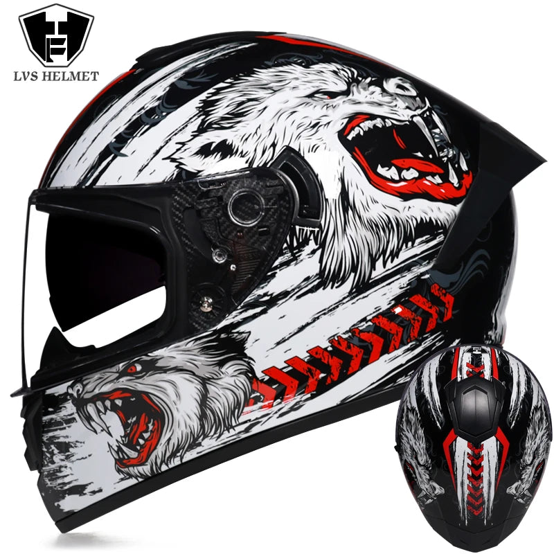 Winter Double Visor Motorcycle Helmet