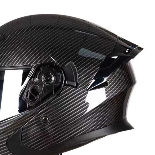 Dual Lens Full Face Motorcycle Helmet