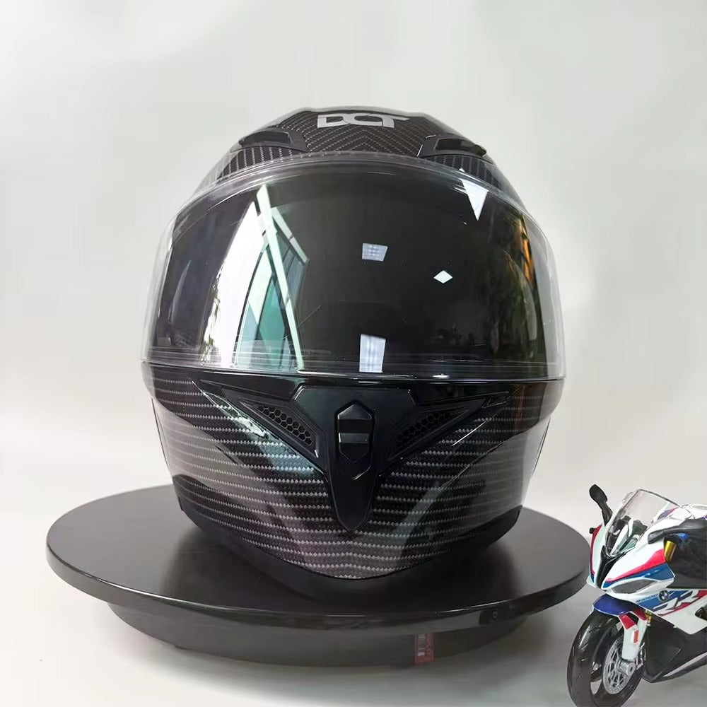 Dual Lens Full Face Motorcycle Helmet