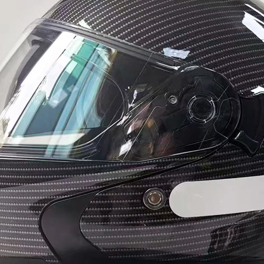 Dual Lens Full Face Motorcycle Helmet